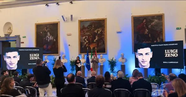 Luigi Zeno premiato al Campidoglio: Roma celebra il suo talento